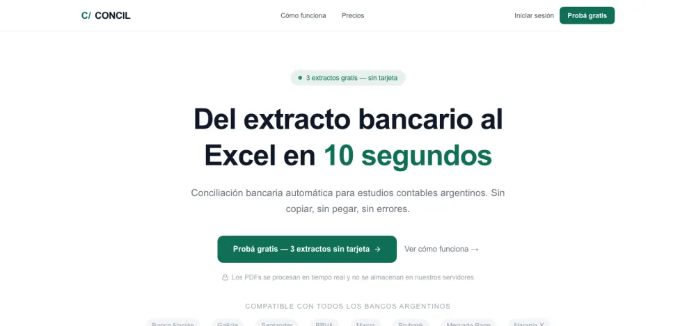 Concil, producto propio de conciliación